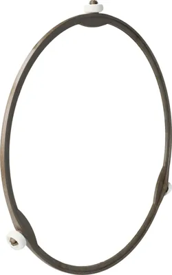 Obrázok produktu pre vhbw Univerzálny otočný krúžok 19 cm pre mikrovlnné rúry, kompatibilný napr. so značkou Bosch a mnohými ďalšími značkami, hnedý