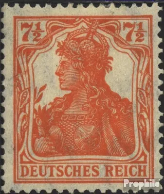Produktbild von Briefmarken Deutsches Reich 1916 Mi 99b  postfrisch Germania Wz 1 / Ergänzung-Werte