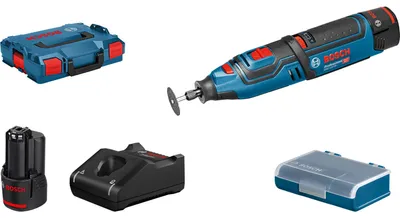 Obrázek produktu pro Vysokorychlostní akumulátorové nářadí Bosch GRO 10,8 V-LI/12V-35 (2x2,0Ah L-BOXX)