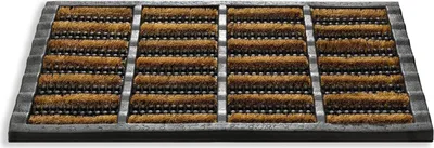 Produktbild von Fußmatte schwarz/natur 60% Gum./40% Kokos L600xB400xS25mm
