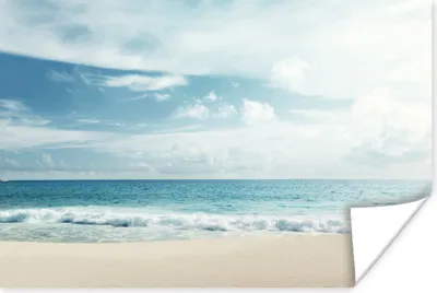 Produktbild von MuchoWow® Poster Strand - Meer - Sommer 180x120 cm - Fotoplakat