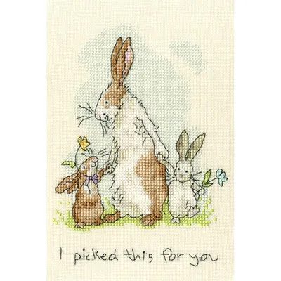 Productafbeelding van Bothy Threads Kruissteek set "Ik heb dit voor jou gekozen", 12x18cm, xaj1, telpatroon