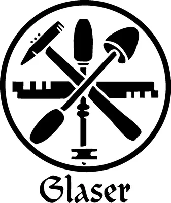 Produktbild von KFZ Aufkleber - Autoaufkleber - Glaser- Zunftzeichen - Glaserei -Innung
