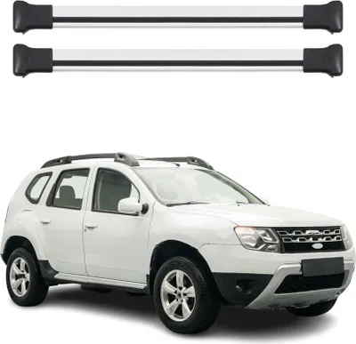 Produktbild von Dachträger Grundtäger für Dacia Duster mk1 2014-2017 FL 75kg Alu Silber 2 tlg