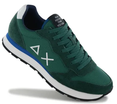 Image de SUN68 Tom Solid - Baskets pour hommes, couleur verte, référence Z46101-37, taille EU 43