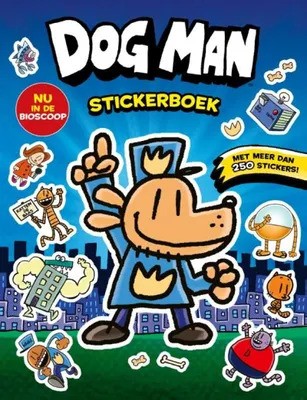 Produktbild von Dog Man Stickerboek