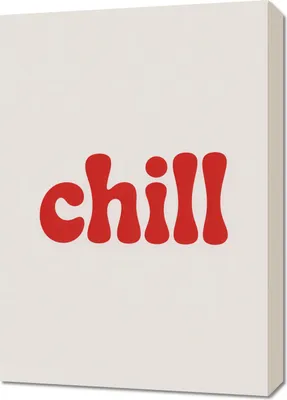 Produktbild von Bild 50x70cm Motivationsaffirmation Retro Vintage für das Wohnzimmer Chill