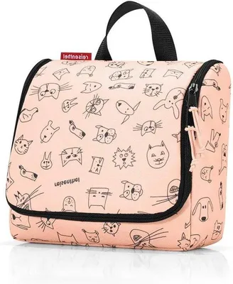 Image de Trousse de maquillage pour enfants en plastique, rose, 23 cm