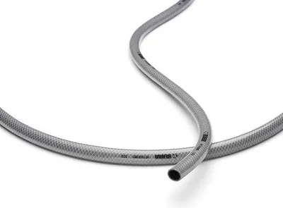 Image de Tuyau d'arrosage gris 1/2 pouce, 50 m, tuyau de qualité