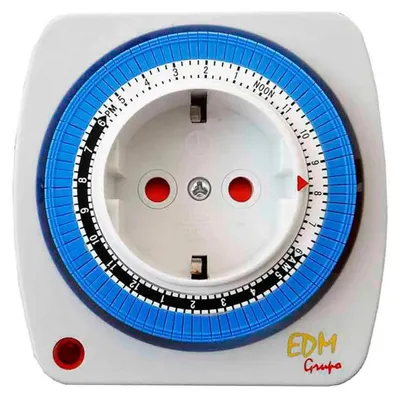 Imagen del producto de Programador EDM, 24 horas, 3500 W, 250 V, 16 A