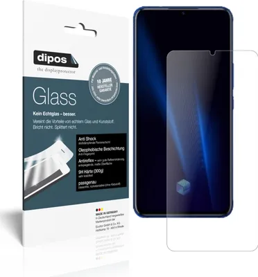 Produktbild von 2x Schutzfolie für Vivo IQOO Pro matt - Anti-Shock 9H Folie dipos Glass Kunststoffglas