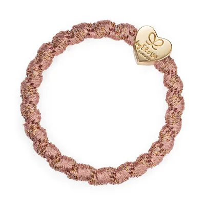 Produktbild von By Eloise London Gold Heart Woven Rosé
