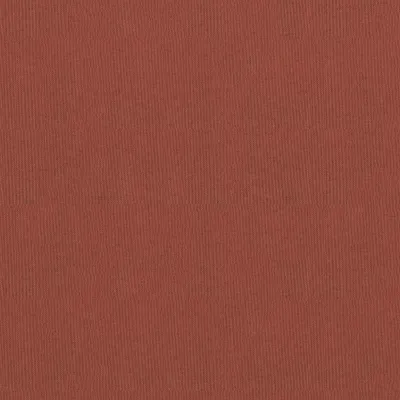 A close-up, full-frame shot of a terracotta red fabric.