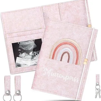 Produktbild von Famanu Schutzhülle für Mutterpass - Filz - Rosa
