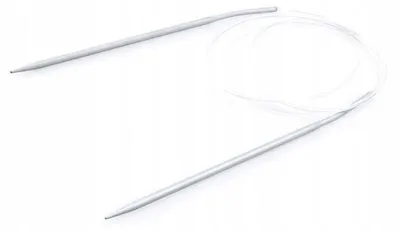 Produktbild von Opus Natura Aluminium Stricknadeln mit Sehne, 3,5mm, 100cm