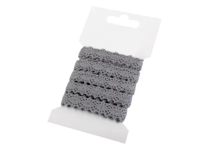 Produktbild von 3m Klöppelspitze 12mm breit Farbwahl Spitze Spitzenband Spitzenborte Häkelspitze