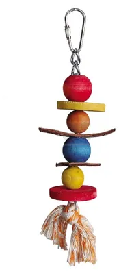 Produktbild von Eastland Vogelspielzeug Vogelschaukel Kletterseil Käfigdeko für Vögel ca. 13 cm