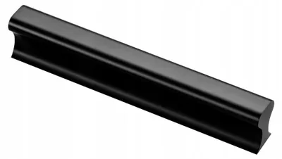 Produktbild von Schaffner Möbelgriff Schiene Schwarz Matt 160mm