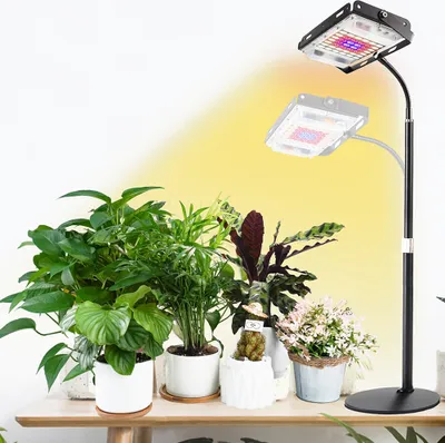 Produktbild von Rostlinná lampa Grow Lamp Flower Led Full Spectrum, 800lm Super Bright Indoor Plant Grow Lamp Plant Grow Lamps (Timer, 6xBrightness)