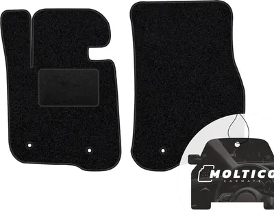 Obrázok produktu pre moto-MOLTICO predné rohože do auta velúrové rohože do auta čierne rohože do auta 2-dielne vhodné pre BMW i3 2013-2022