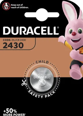 Produktbild von 1x Duracell Batterie Elektronik 2430 Lithiumknopfzelle CR2430 3,0V