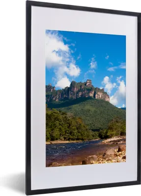Produktbild von MuchoWow® MuchoWow® Gerahmtes Poster Mehr zur Berglandschaft des Canaima-Nationalparks in Venezuela 40x60 cm - Poster mit zchwarzem Bilderrahmen - Poster in Rahmen