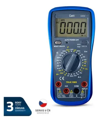 Productafbeelding van Multimeter GETI GM50D