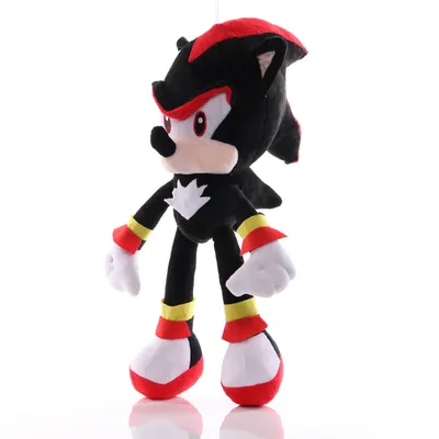 Produktbild von Shadow Sonic the Hedgehog Maskottchen Plüschtier Kuscheltier Groß 40 cm XXL