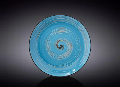Zdjęcie produktu dla Wilmax Talerz spiralny 20 cm z porcelany, niebieski - WL-669612/A