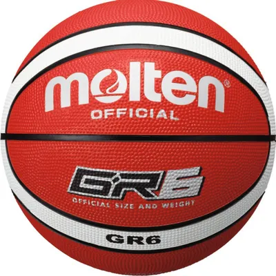 Produktbild von Molten Basketball BGR6-RW Trainingsball rot weiß Gr 6
