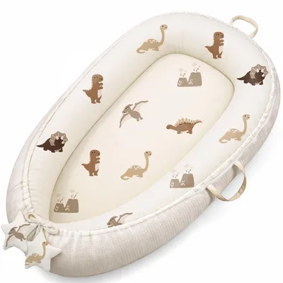 Produktbild von Babynest, doppelseitig, 90 x 55 cm, tragbar, für Neugeborene