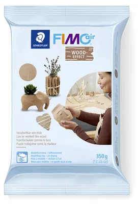 Produktbild von STAEDTLER FIMOair 8150 lufttrocknende Modelliermasse Einzelprodukt wood-effect, 350g