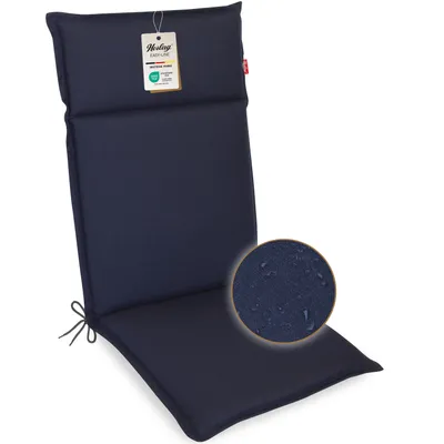 Produktbild von Herlag Hochlehner-Gartenstuhlauflage Bea 120x50x4,5cm Dunkelblau Wasserabweisend Fleckschutz