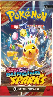 Produktbild von Pokémon TCG Surging Sparks Booster Pack (Englisch)