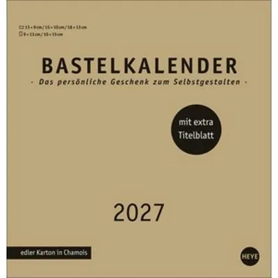 Immagine prodotto di Calendario fai da te Premium oro medio 2027