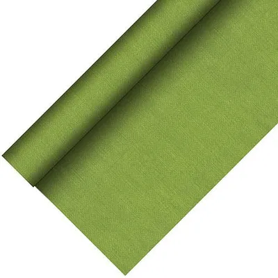 Produktbild von Papstar 85775, Rechteckig, Olive, Viskose, Tischdecke, 118 x 2000 cm, 2,36 kg