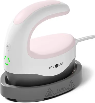Produktbild von Mini-Heißpresse - MI5 - Handgerät - Mobil - Automatische Abschaltung - Kontrollleuchten - Für Bastelprojekte - Pink