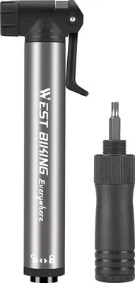 Obrázek produktu pro Přenosná pumpa na pneumatiky pro jízdní kola Multifunkční odnímatelná sada šroubováků Cyklistické příslušenství