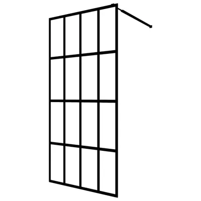 Produktbild von vidaXL Duschwand für Walk-in Dusche Klares Sicherheitsglas 140x195 cm