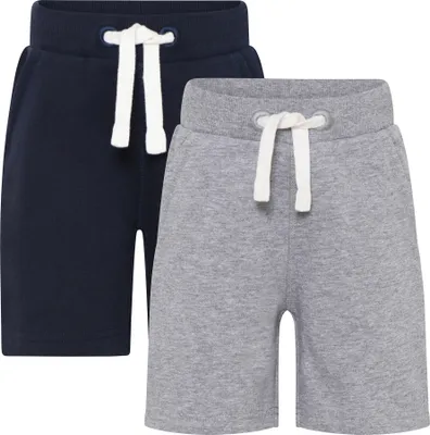 Produktbild von MINYMO MIBasic 53 -Sweat short (2-pack) Uni Kinder Sweat Shorts kurze Hose Bermuda 100% Baumwolle regular fit