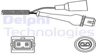 Produktbild von Delphi beheizte Lambdasonde mit Fingersonde