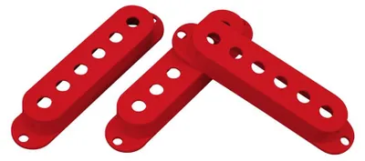 Produktbild von DiMarzio Strat Pickup Covers Red DM2001RD