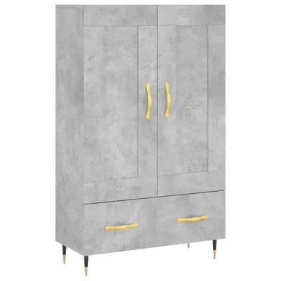 Produktbild von Highboard Betongrau 69,5x31x115 cm Holzwerkstoff