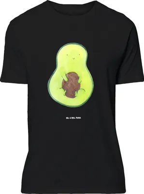 Produktbild von Mr. & Mrs. Panda Tshirt Avocado Kern - Schwarz - Geschenk, Pflanze, große Größen T-Shirt, Avocadokern, Oversize, Lustiges, Shirt, Spruch Leben, Frucht