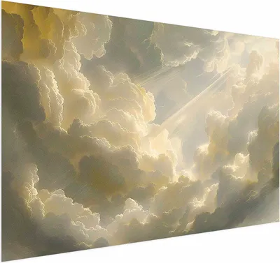 Produktbild von Posterpapier Poster - Fascinating Play of Colors Against the Clouds 30x21 cm Muster b-H-10016-ao-a