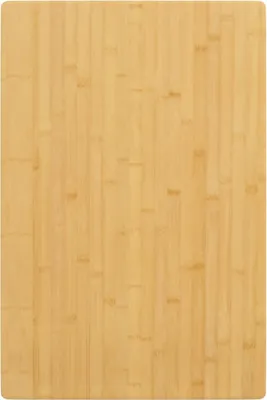 Image de vidaXL Plateau de table 60x100x2,5 cm bambou