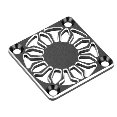 Image de Couverture de ventilateur RC,Couverture de ventilateur en alliage d'aluminium,Couverture de ventilateur de refroidissement de moteur RC,Couverture de radiateur de ventilateur RC,Couverture de ventilateur de refroidissement de moteur ESC,Couverture de protection de ventilateur de refroidissement RC