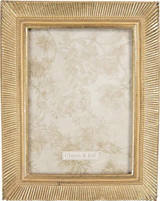 Obrázok produktu pre Rám na obraz Clayre & Eef 13x18 cm plast zlatej farby