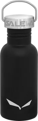 Zdjęcie produktu dla Butelka ze stali nierdzewnej Aurino (butelka do picia) - Salewa, kolor: 0900 BLACK, rozmiar: 0,5l