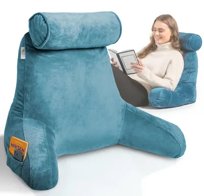 Image de Coussin avec oreiller cervical amovible et accoudoirs